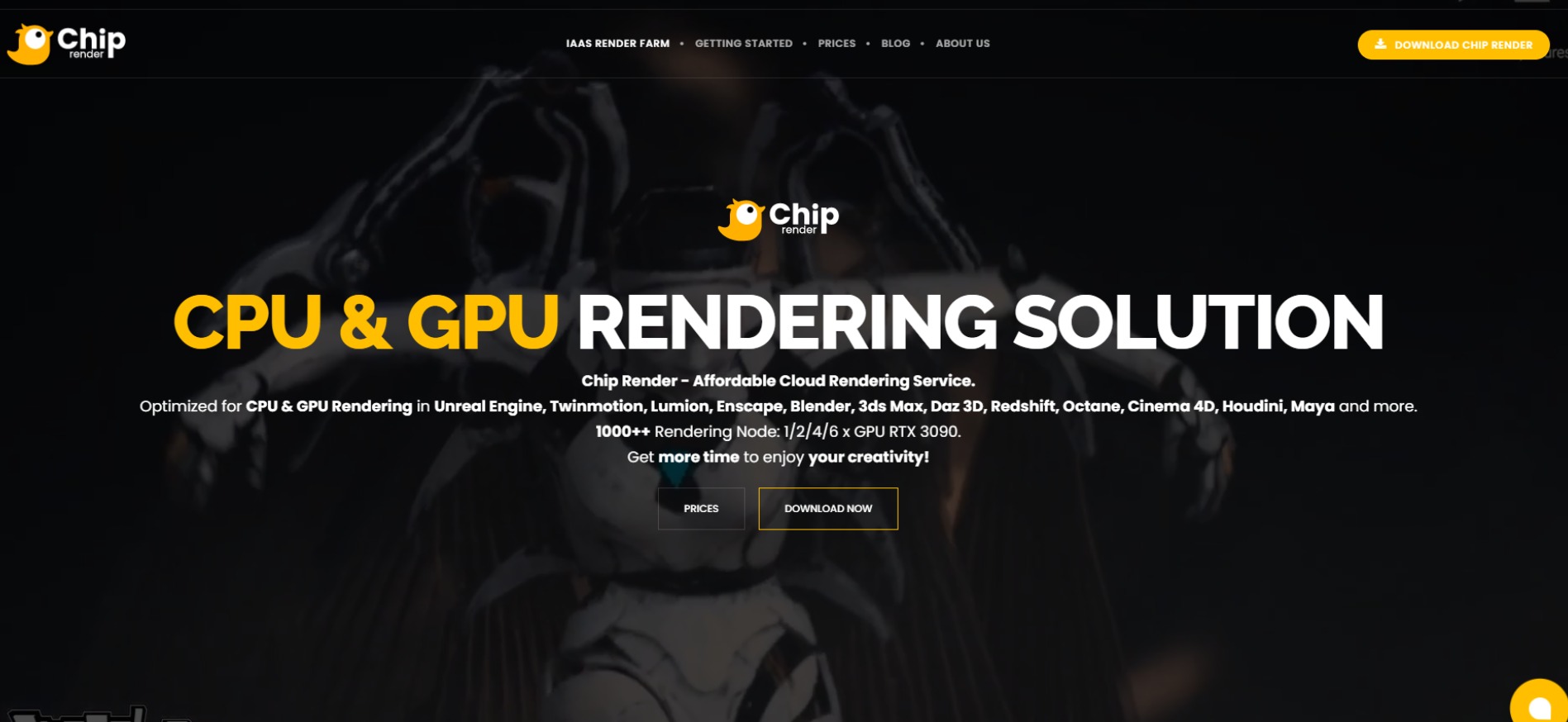 GPU Render Farm tốt nhất cho Unreal Engine - Chip Render