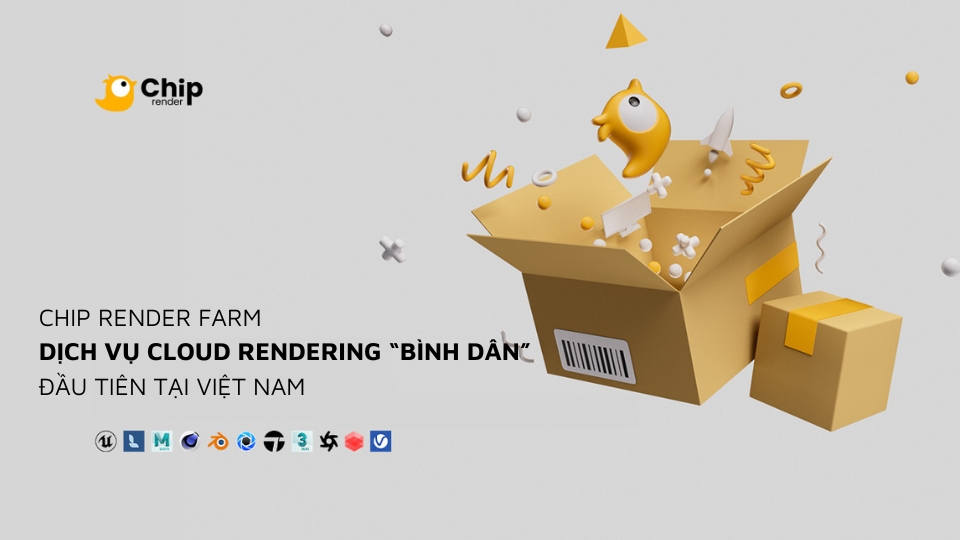 Chip Render ra mắt giải pháp cloud rendering “bình dân” cho mọi nghệ sĩ 3D