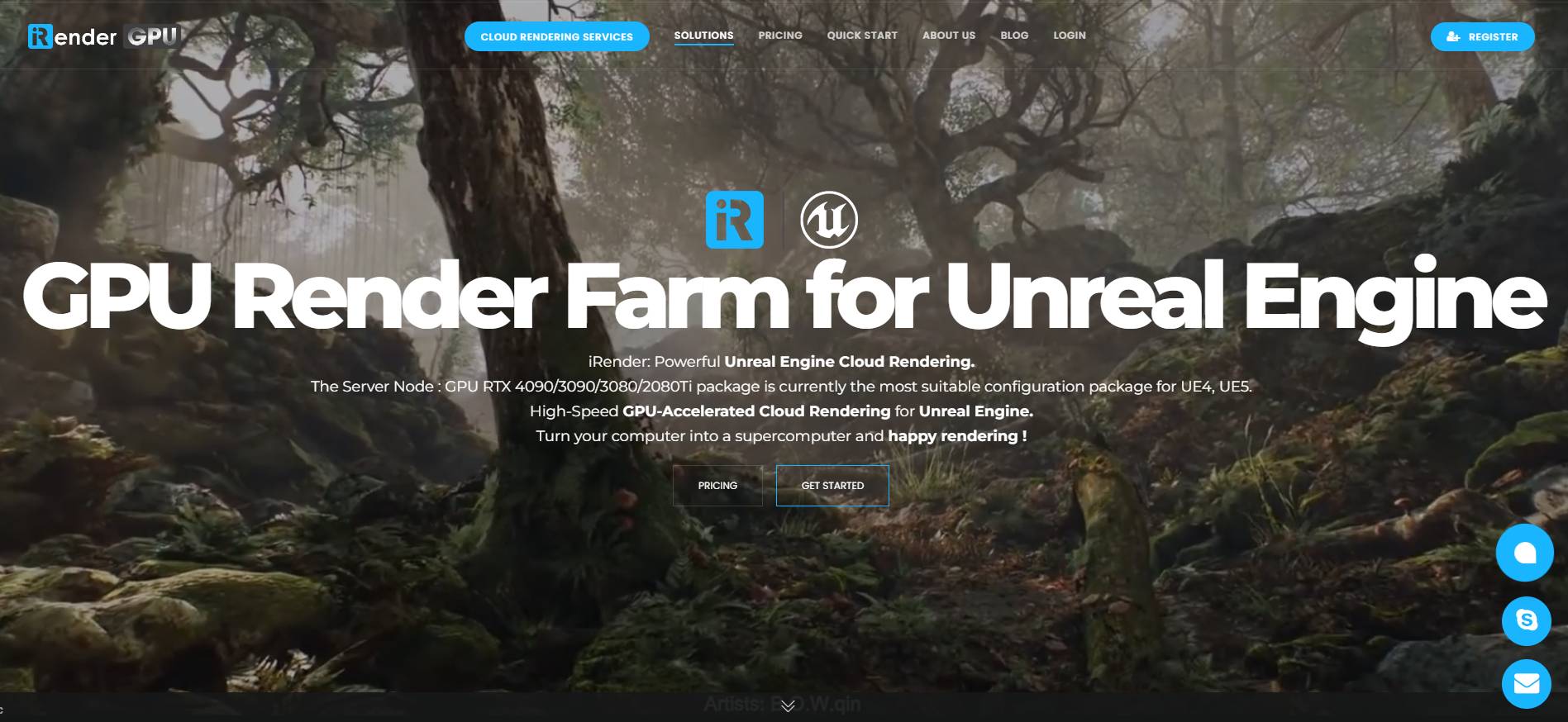 GPU Render Farm tốt nhất cho Unreal Engine - iRender