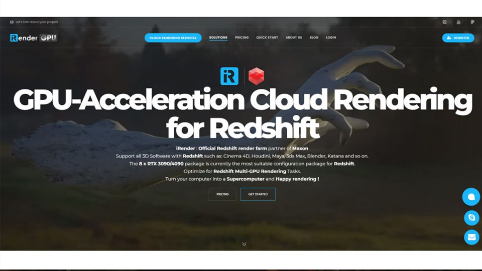 GPU render farm tốt nhất cho Redshift - iRender