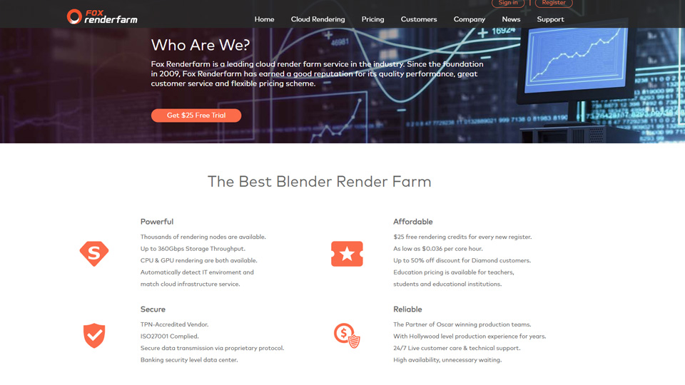 GPU Render Farm tốt nhất cho Blender - Fox Render Farm