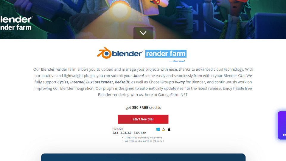 GPU Render Farm tốt nhất cho Blender - GarageFarm